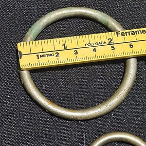 Lote de 4 argollas de metal blanco - imagen 4