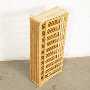 Estante Zapatero Plegable de Bambú - 5 Niveles - imagen 3