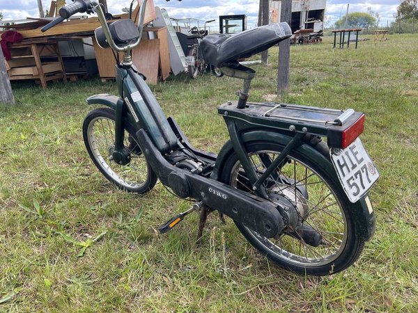 Vespa Ciao Verde en Funcionamiento con Chapa y Libreta Original - imagen 1