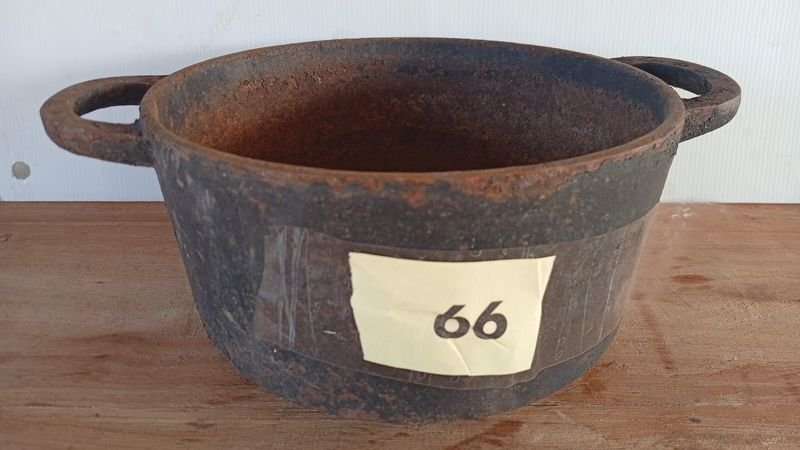Olla de hierro antigua indargentina - imagen 3