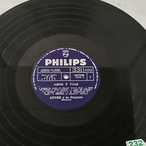 Disco de Vinilo "Amor y Vals" por André y su Conjunto - imagen 3