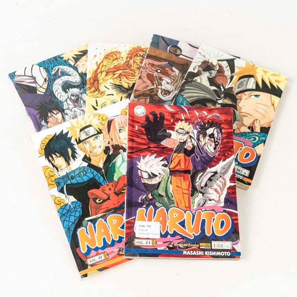 Colección de 6 Tomos de Manga Naruto - Edición Discontinuada
