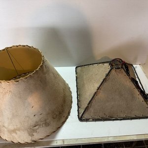 3 Pantallas de Lámpara y 1 Artefacto con Estructura de Hierro - imagen 2