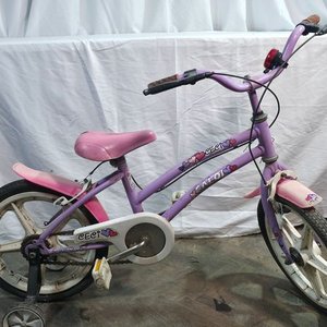 Bicicleta Infantil Caloi Rosa con Ruedas de Apoyo - imagen 1