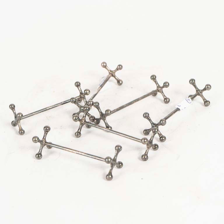 Set de 6 Posacubiertos Estilo Christofle en Platino