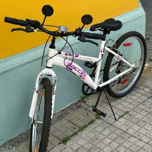 Bicicleta Baccio Alpina Rodado 24 Blanca Casi Nueva - imagen 10