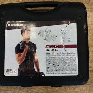 Kit de Mancuernas y Barra con Discos para Entrenamiento - imagen 4