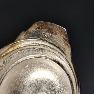Jarra Italiana de Vidrio con Detalles Metálicos Plateados - imagen 5