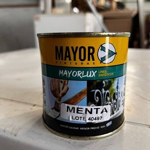 Lote siguiente: Pintura para Pisos Mayorlux Menta 225 ml