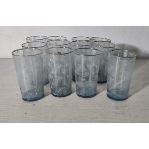 Lote anterior: Lote de 12 Vasos Tallados con Rayas y Lunares, Alto 13 cm