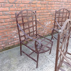 Sillones de Exterior de Aluminio con Reposabrazos Desoldado - imagen 6