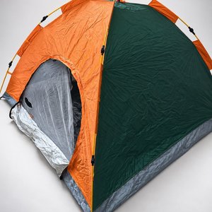 Carpa Igloo Autoarmable Naranja 2x2x1.3m para 4/5 Personas con Mosquitero - imagen 3