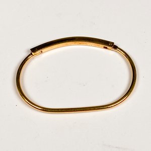 Lote de 4 Pulseras Esclavas Doradas Estilo Moderno - imagen 5