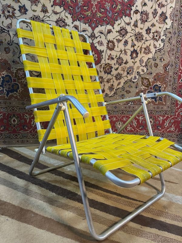 Silla de playa en aluminio, impecable estado y como nueva - imagen 3
