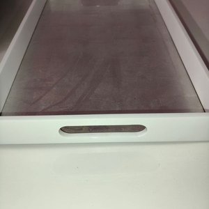 Bandeja Rectangular Blanca con Asas - imagen 2