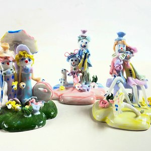 Lote anterior: Lote de Figuras de Porcelana de Payasos y Animales