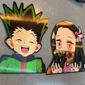 Lote siguiente: Stickers de Personajes Anime: Gon y Nezuko
