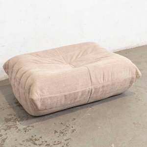 Puff Almohadón Beige Tapizado Lavable 90x65x30 cm - imagen 1