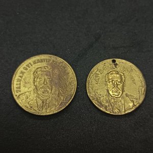 Lote de 2 Medallas de José Battle y Ordoñez (1907, 1911) - Bronce - imagen 2