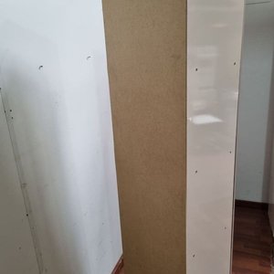 Mueble Auxiliar Beige con Puerta y Estantes Interiores - imagen 4