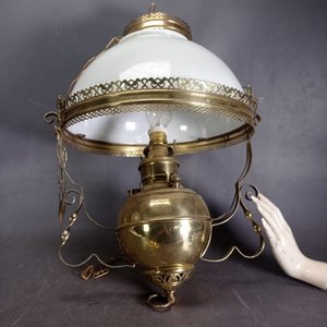 Colgante Colonial con Depósito y Opalina, Diámetro 35cm - imagen 6