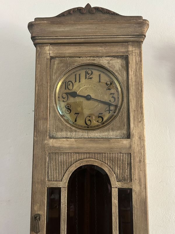 Reloj de Caja en Madera de Roble con Mecanismo Aleman - imagen 4