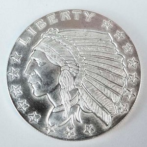 Moneda de Plata 1 Oz "Indian Head" de Estados Unidos - imagen 1
