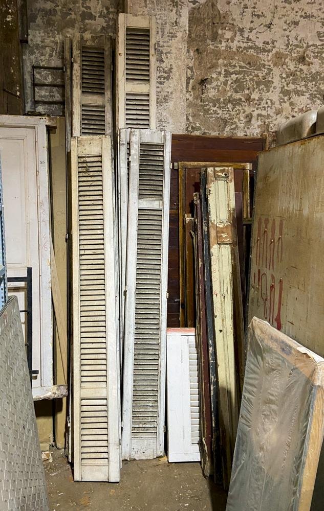 Once postigos madera celosía y madera tablero diferentes medidas