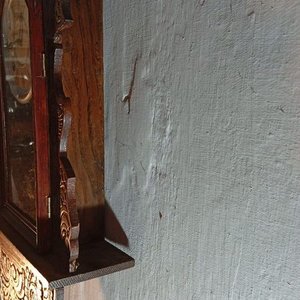 Reloj de Pared Americano con Caja de Roble Tallada y Péndulo - imagen 3