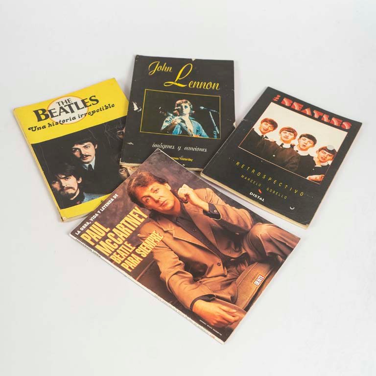 Colección de 4 Libros sobre The Beatles y John Lennon