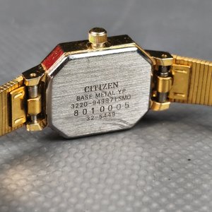 Dos Relojes de Dama Dorados: Citizen Octogonal y Antiguo Águila 17 Rubíes - imagen 6