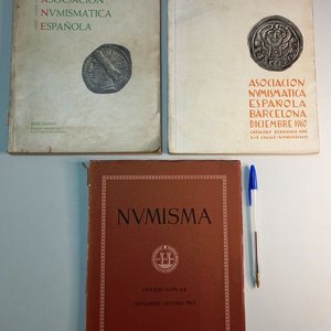Lote anterior: Lote de 3 publicaciones numismáticas: 2 catálogos de subastas y revista Numisma