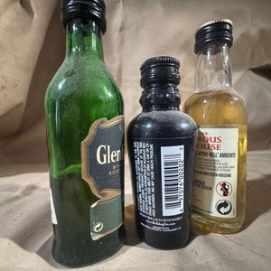 Lote de Botellas Miniatura de Licores Varios: Glenfiddich, Bulldog Gin y The Famous Grouse - imagen 2