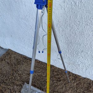 Soporte Porta Cañas de Pescar Tripode Telescópico Plegable para 5 Cañas - imagen 8