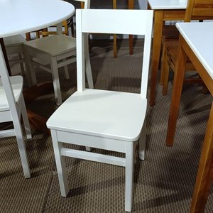 Sillas de Madera Maciza Blancas Delfino Álvarez - imagen 1