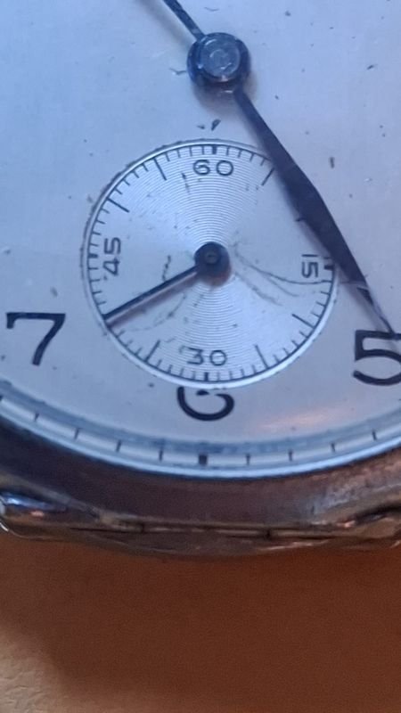 Reloj de bolsillo de plata con reloj de péndulo - imagen 2