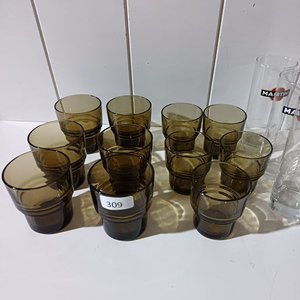 Lote de 14 Vasos Martini y Marrones - imagen 4