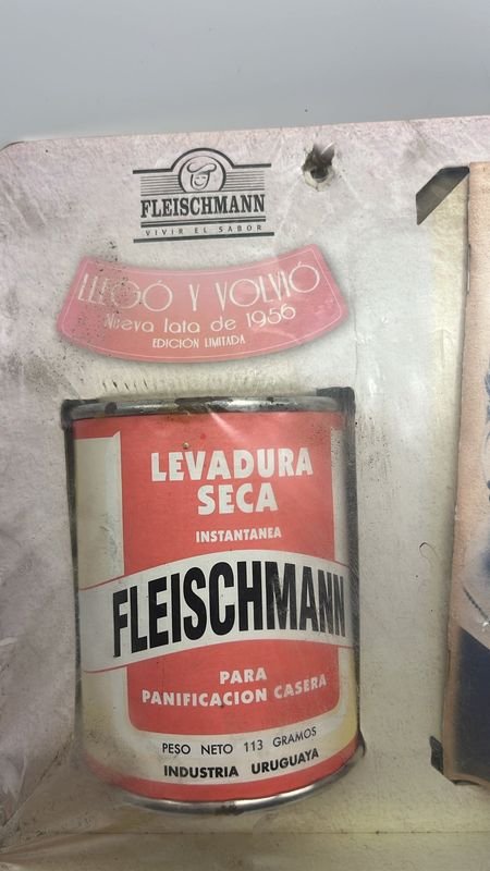Lata antigua y recetario Fleischmann - imagen 2
