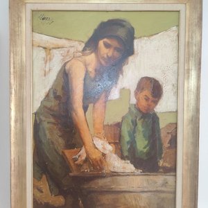 Lote anterior: Pintura "Escena Doméstica" Firmada Tejera - 1m x 70cm
