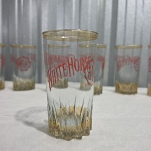 Lote de 6 Vasos Altos de Vidrio con Publicidad de Whisky J&B, White Horse y Gregson's - imagen 6