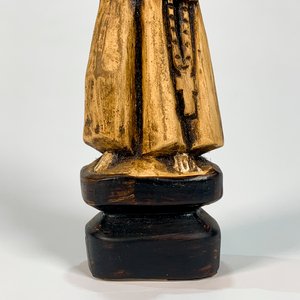 Escultura Religiosa Cerámica: San Antonio de Padua con Niño - imagen 3
