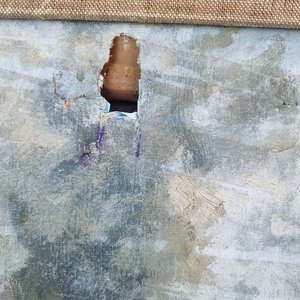 Óleo Antiguo "Escena Urbana con Tranvía" de Carlo Castelfranchi - imagen 5