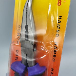 Pinza de Punta Curva "Super Hambo" 8 Pulgadas - imagen 2