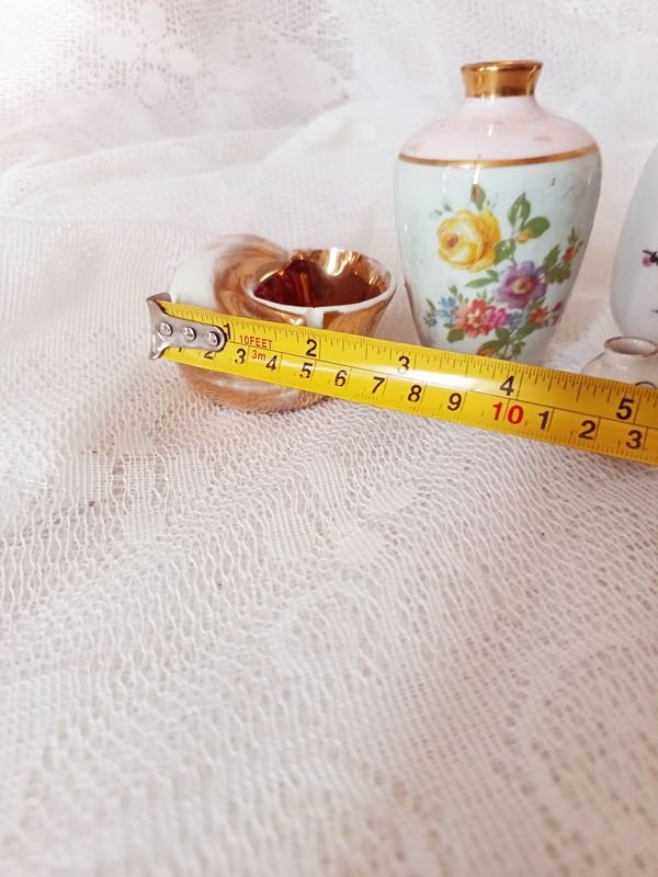 Colección de miniaturas de porcelana antigua, incluyendo un artículo Limoges - imagen 13