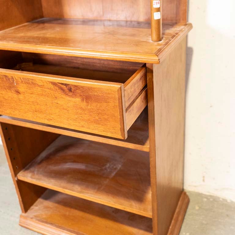 Estante biblioteca esquinero con cajón para libros - imagen 2
