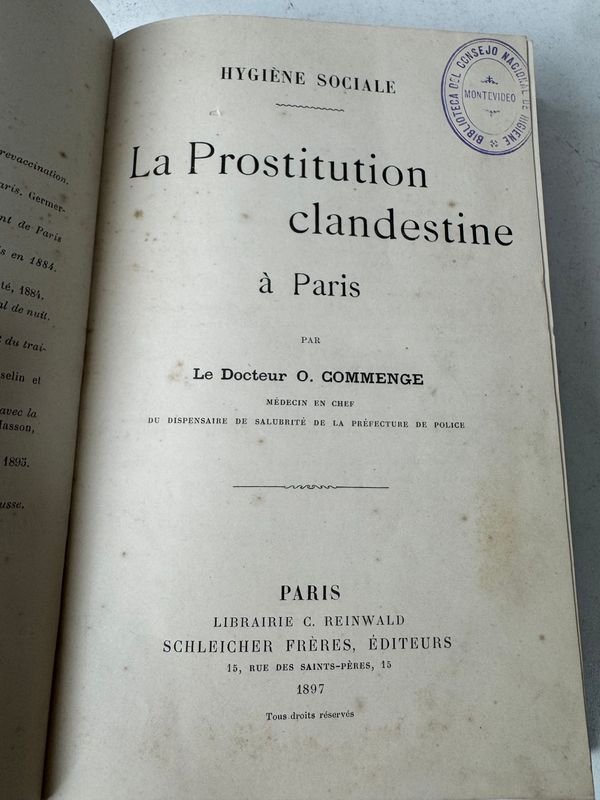 Libro raro sobre prostitución en París - imagen 3