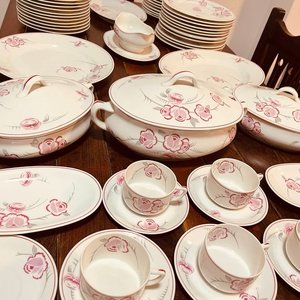 Juego de Loza Limoges Charles Ahrenfeldt: Vajilla Completa con Fuentes y Tazas - imagen 7