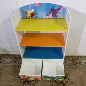 Estantería Infantil 3 Niveles con 2 Cajones Temática Marina - imagen 5