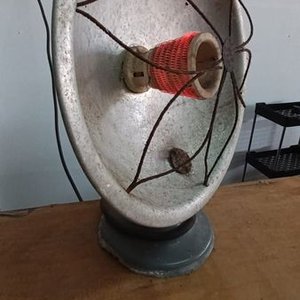 Caloventilador Philips y Estufa Antigua de Aluminio - imagen 6
