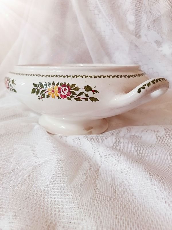 Antigua Sopera de Porcelana Villeroy & Boch Wallerfangen - Cuenca del Saar - imagen 3